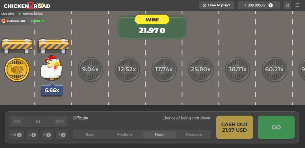 Spiel Chicken Road 2